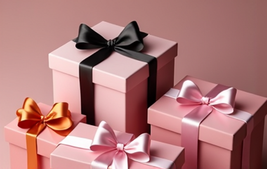 Gift Boxes with Ribbons